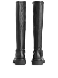 Chunky Leather Boots