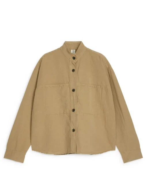 Cotton-Linen Overshirt