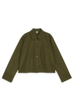 Cropped Cotton Shirt