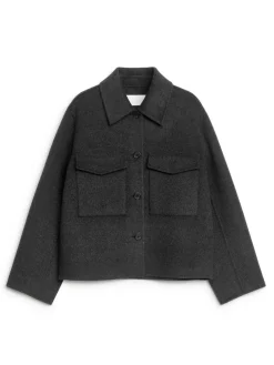 Double-Face Wool Overshirt