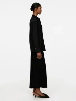 Drape Maxi Skirt