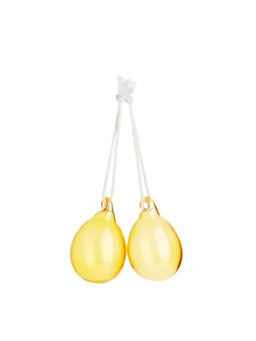 Glass Eggs Set Of 2