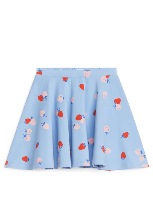 Printed Jersey Skirt
