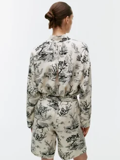 Printed Pull-On Shorts