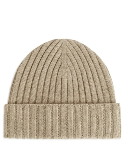 Ribbed Merino-Blend Beanie