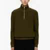 Wool & Cotton Half Zip Jumper