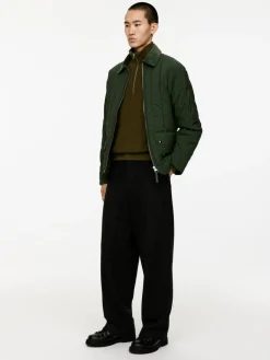 Wool & Cotton Half Zip Jumper